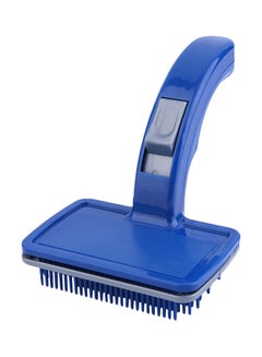 اشتري Grooming Quick Clean Shedding Brush Blue L في السعودية