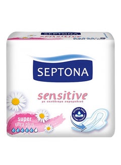 Buy Super Ultra Plus Sanitary Napkins With Chamomile Clear in UAE