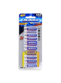 Buy Pack Of 12 Super Alkaline Battery Blue/Silver in UAE