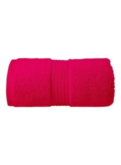 Buy 1-Piece 100% Combed Cotton 600 GSM Quick Dry Highly Absorbent Thick Soft Hotel Quality for Bath and Spa Bath Sheet Pink 80x190cm in UAE