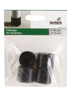 Buy 4-Piece Furniture Feet Cap Black 4x25ml in UAE