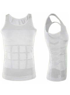 Buy Round Neck Slimming Undershirt White in Saudi Arabia