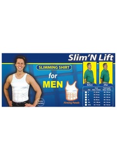 SOLCYSX Compression Shirt for Men Slimming Undershirt Body Shaper Tank top  for gynomastica Sleeveless Shapewear Vest Men, White, XL price in Saudi  Arabia,  Saudi Arabia