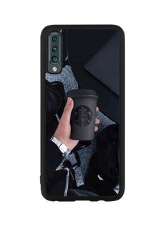 Buy Protective Case Cover For Samsung Galaxy A70 Black/Grey in Saudi Arabia