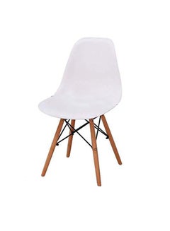 Buy Dining Chair White 49x49x70cm in Saudi Arabia