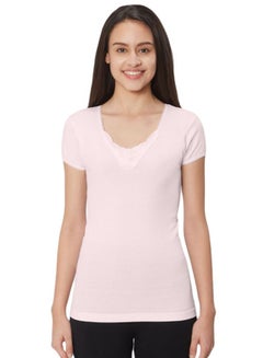 Buy Solid Undershirt Light Pink in UAE