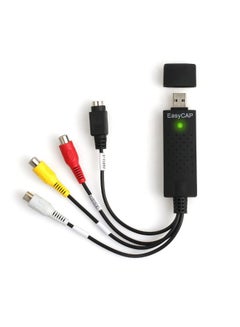 Buy Professional USB2.0 VHS To DVD Converter Audio Video Capture Kit for Win 10 Multicolour in UAE