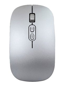 Buy Ergonomic Design 2.4GHz Wireless Mouse Silver in Saudi Arabia