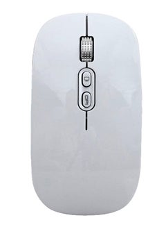 Buy Ergonomic Design 2.4GHz Wireless Mouse White in Saudi Arabia