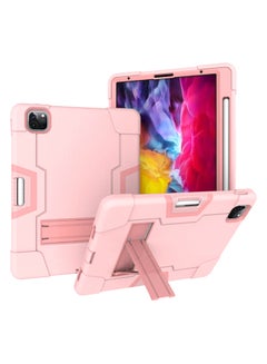 اشتري Protective Case Cover For Apple iPad Pro 12.9 (2021/2020/2018) Pink في الامارات