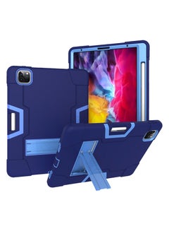Buy Protective Case Cover For Apple iPad Pro 12.9 (2021/2020/2018) Navy Blue in UAE