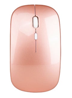 Buy Ergonomic Design 2.4GHz Wireless Mouse Rose Gold in Saudi Arabia
