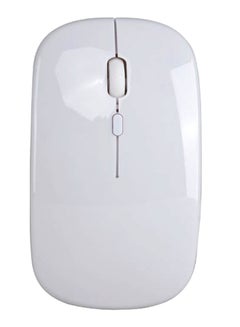 Buy Ergonomic Design 2.4GHz Wireless Mouse White in Saudi Arabia