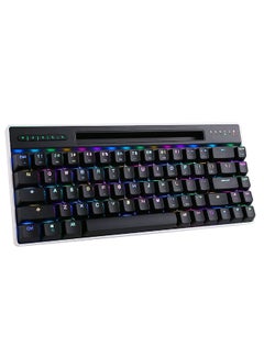 Buy Dual Mode 68-Keys Mechanical USB Wired Gaming Keyboard Black in UAE