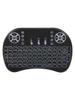 اشتري لوحة مفاتيح لاسلكية صغيرة مع لوحة تعمل باللمس - باللغة الإنجليزية أسود في السعودية