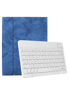 Buy Protective Detachable Keyboard Case For Apple iPad Blue in Saudi Arabia