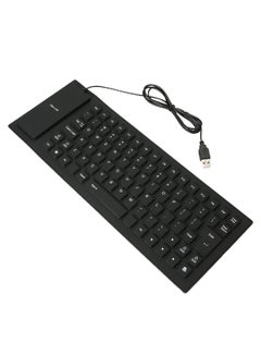 Buy Flexible Rollup Keyboard - English Black in Saudi Arabia