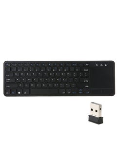 Buy Wireless Touchpad Keyboard - English Black in Saudi Arabia