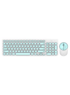 Buy Wireless iK6630 Keyboard & Mouse Combo Green in UAE