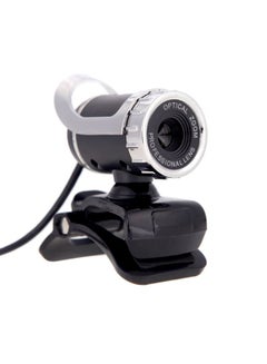 Buy Desktop Webcam USB 2.0 Web Cam Laptop camera Built-in Sound-absorbing Microphone Video Call Webcam for PC Laptop Silver in UAE