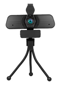 اشتري كاميرا ويب بدقة 2K مزودة بمنفذ USB وخاصية التركيز اليدوي مع غطاء لحماية الخصوصية وميكروفون مدمج للحد من الضوضاء وكاميرا فيديو للمؤتمرات بدون محركات الأقراص أسود في مصر