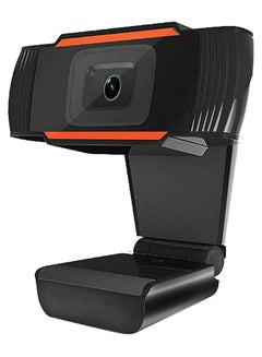 Buy 1080P 2MP Wide-Angle HD Webcam 30fps Auto Focusing Web Cam Noise-reduction MIC Laptop Computer Camera USB Plug & Play for Laptop Desktop Black in UAE