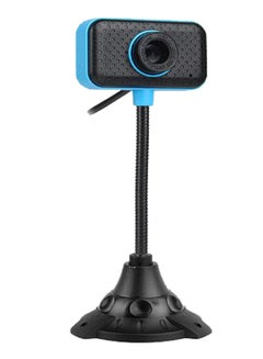 اشتري كاميرا ويب لجهاز الكمبيوتر 480P بدقة كاملة الوضوح مزودة بمنفذ USB وكاميرا ويب عالية الوضوح بمعدل 30 إطارا في الثانية مع ميكروفون بخاصية تقليل الضوضاء بخاصية التوصيل والتشغيل أسود في الامارات