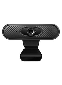 Buy USB2.0 HD Manual Focus Clip-On Webcam Black in Saudi Arabia