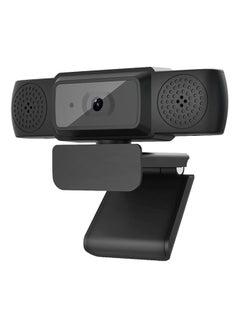 Buy 5MP Auto Focus USB Clip-On Webcam With Built-In Microphone Black in UAE