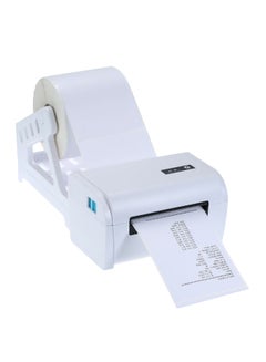 Buy 110mm Shipping Label Printer with Stand USB Cable High Speed Direct Thermal Printer 23 x 20cm white in Saudi Arabia