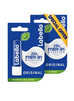 Buy Moisturizing Lip Balm Original With Shea Butter 4.8g  Pack of 2 in UAE