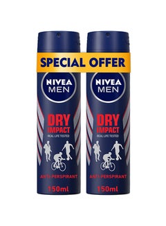 اشتري Dry Impact Antiperspirant For Men Spray 150ml في الامارات