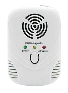 اشتري Ultrasonic Mouse Repeller Killer Cockroach Trap Insect Rats Pest Control white 10 * 7 * 7cm في السعودية