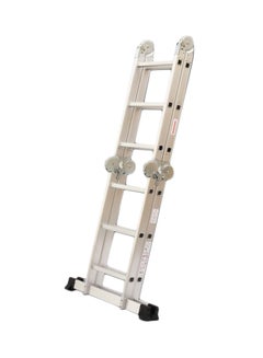 Buy Multipurpose Steps Ladder Silver/Black 4x5meter in UAE