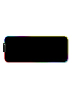 Buy RGB Luminous LED Mouse Pad Black in Egypt