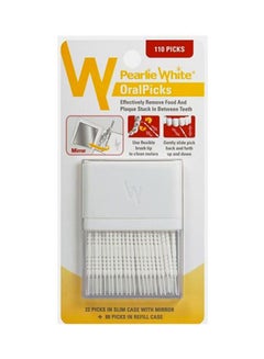 Buy White Oral Picks - 110 Count in UAE