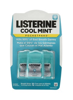 Buy 72-Piece Pocketpaks Cool Mint Breath Strips in Egypt