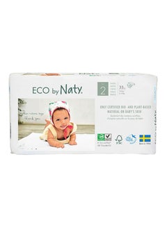 Buy Eco Diapers, Size 2, 3-6 Kg, 33 Count in UAE