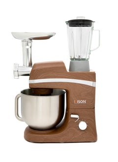 Buy Multi-function Stainless Steel and Wood Stand Mixer 6.5 L 1000.0 W 6285360257903 Wooden in Saudi Arabia