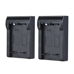Buy 2 Pieces NP-FW50 Battery Plate For Neweer Andoer Dual/Four Channel Battery Charger Black in Saudi Arabia
