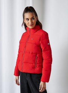 tommy hilfiger recycled nylon puffer jacket