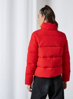 tommy hilfiger recycled nylon puffer jacket