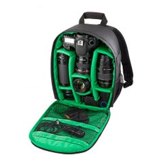 Buy New Multi-functional Small DSLR Digital Camera Video Backpack Bag Green in Saudi Arabia