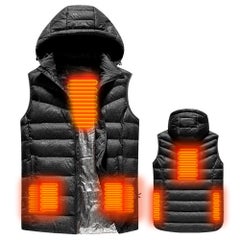 Work up to 6 Washable USB Charging Heater for Quick Heating DINOKA Heated Vest 