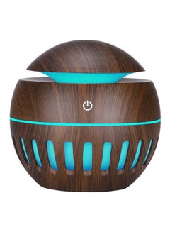 Buy LED Colour Changing Aroma Oil Diffuser Brown 10.9cm in Egypt