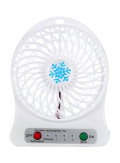 Buy Rechargeable USB Cooling Fan 88.34413604.17 White in Saudi Arabia