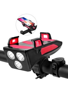 Buy 4 IN 1 Multifunctional Bike Light Bicycle Horn Lamp with Mobile 16*6.2*11.5cm in Saudi Arabia