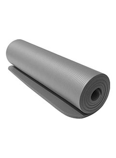 اشتري Thickened Yoga Mat Multi-functional Non-slip Yoga Mats 1830mm*610mm*10mm Grey 60x15x15cm في الامارات