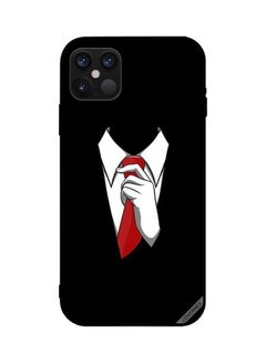 Buy Protective Case Cover For iPhone 12 Pro Max 6.7 inch Red Tie in UAE