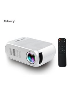 Buy Mini Portable LED Projector600 Lumens OS3935W-UK Silver in Saudi Arabia